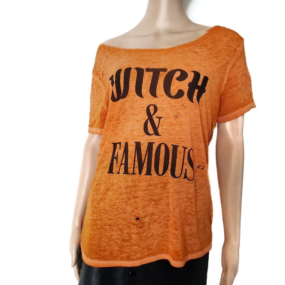 Zoe + Liv | Halloween Hand-Distressed Tee Halloween